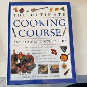 The Ultimate Cooking Course and Kitchen Encyclopedia - Blue Hardcover